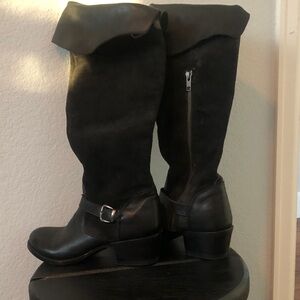 Stetson Black Over the Knee Boots